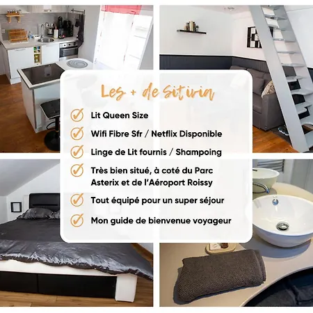 The Private Roissy 15 Min Parc Asterix Chantilly * La Chapelle-en-Serval