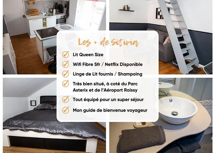 The Private Roissy 15 Min Parc Asterix Chantilly * La Chapelle-en-Serval